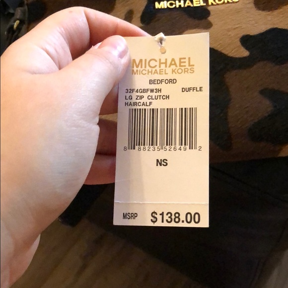 MK Large clutch and large zippy wallet calf hair - Picture 5 of 7